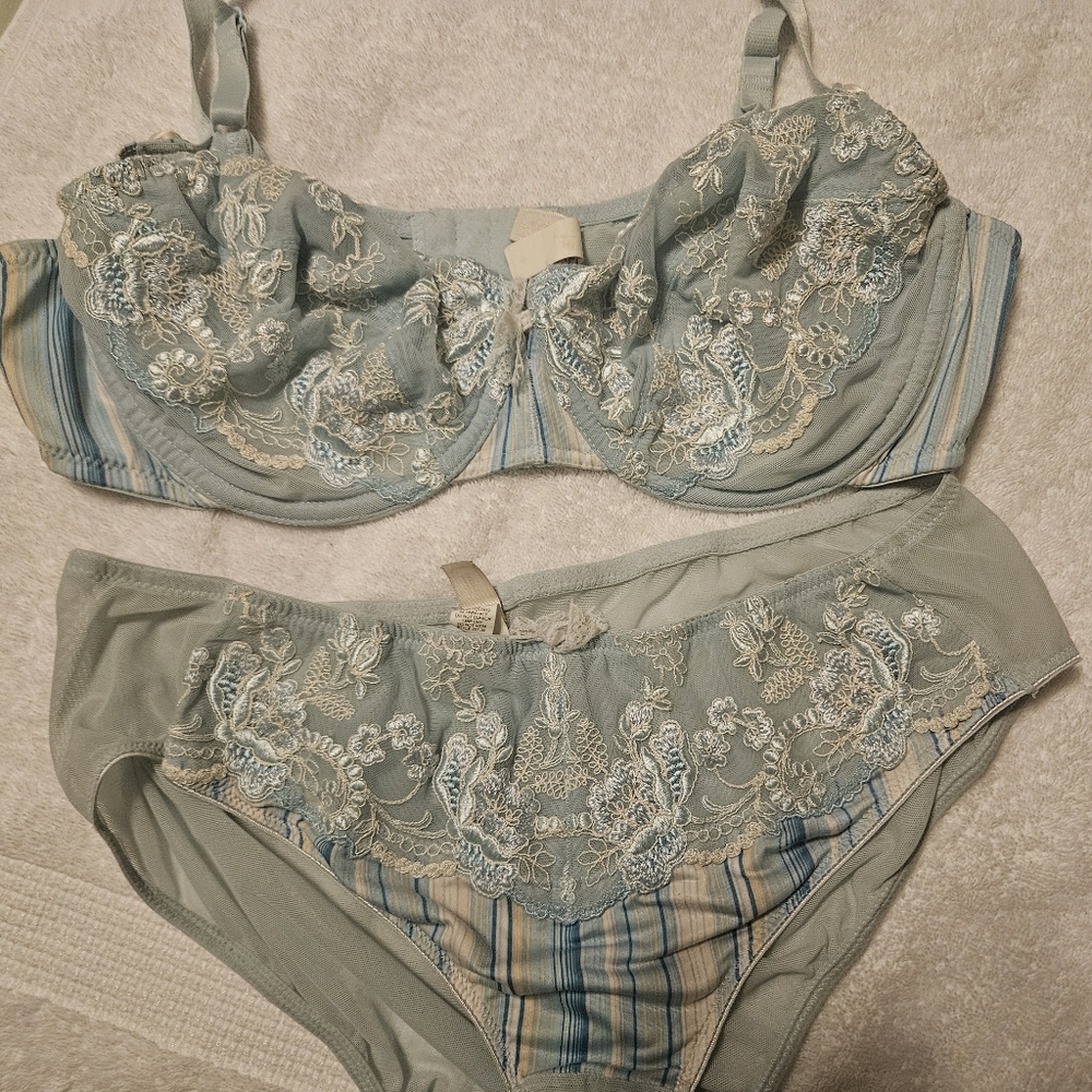 Town & country 40C Bra Set Matching Underwear